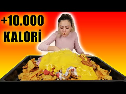 MATT STONIE GİBİ YEMEK-Türk Usulü Ultimate Superbowl Nachos Challenge!-10000+ Kalori