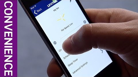 Danny Lipford & The Leviton Decora® Digital Fan Speed Control with Bluetooth® Technology