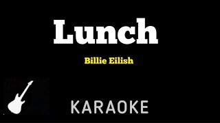 Billie Eilish - LUNCH | Karaoke Guitar Instrumental