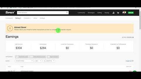 How to transfer  balance from fiverr to Payoneer Master Card