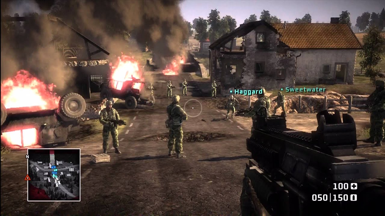 Battlefield Bad Company gameplay: part 2 ( Xbox 360, PS3) - YouTube