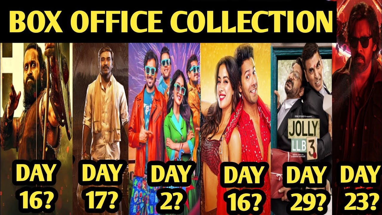 OG Day 23 Collection, Jolly LLB 3, Idli Kadai, Kantara Chapter 1 Box Office Collection