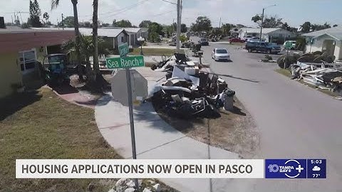 Pasco County residents turn to new housing program after hurricane devastation