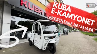 Triciclu electric cu cabină KUBA E-KAMYONET, TUK TUK, autonomie 80 km - Moto Start