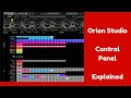 Antelope audio orion studio control panel explained