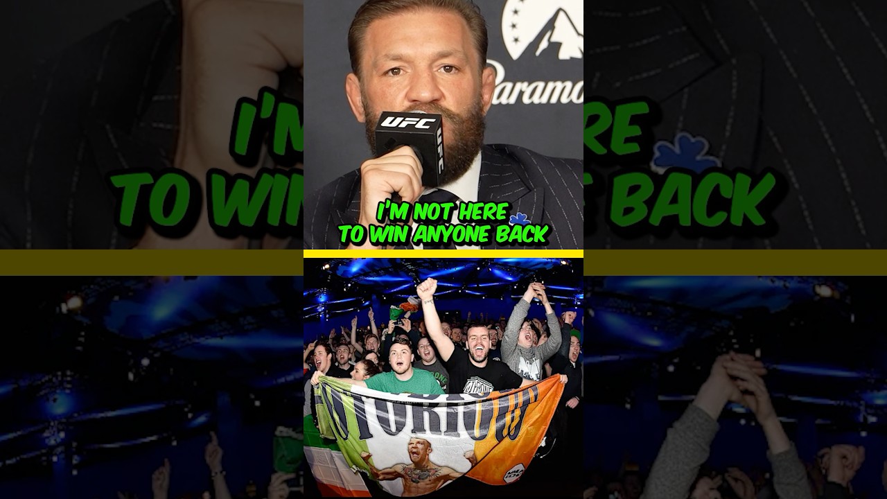 🇮🇪🤔 Conor McGregor Reveals Thoughts On Irish Fans Switching Up On Him Over The Last Few Years