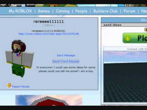 How To Send A Friend Request On Roblox Youtube - how to send friend request roblox