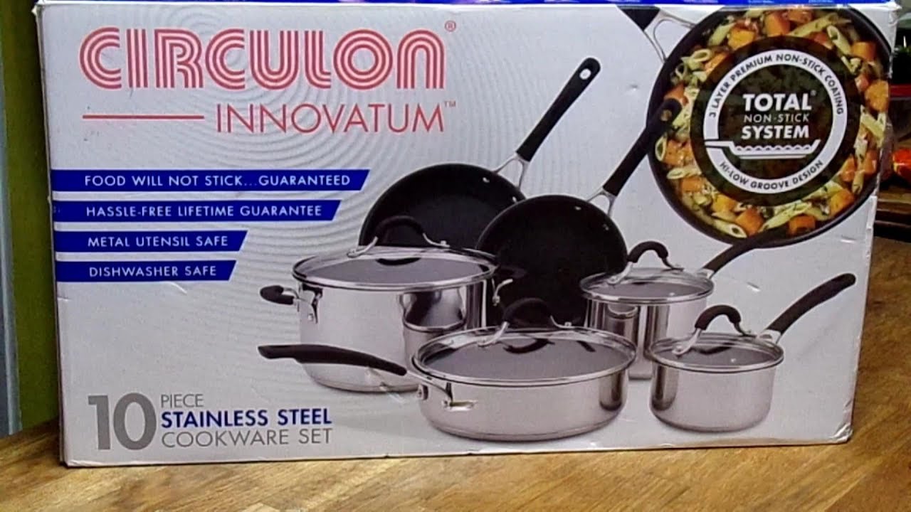 Best Buy: Circulon Momentum 11-Piece Cookware Set Gray 83731