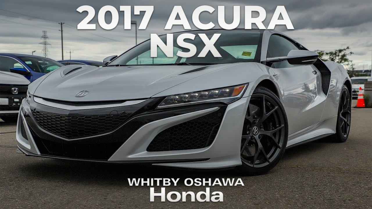 2017 Acura NSX in Casino White Pearl | US8338 - YouTube