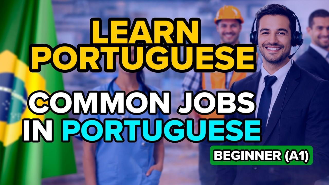 Common Jobs in Brazilian Portuguese (Part 1) 🇧🇷