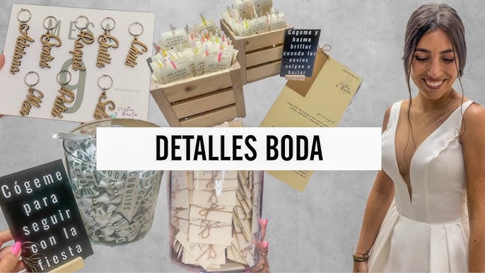 Regalo para DAMAS DE HONOR 🤵👰, KIT DIY BODA