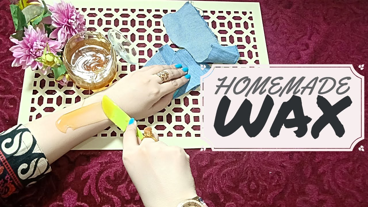 How To Make "Wax" At Home (Homemade Hair Removal Wax) YouTube