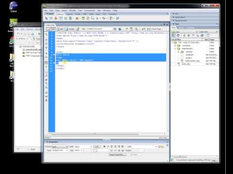 PHP [3/3] Setup - Eclipse GUI, PHP development cycle