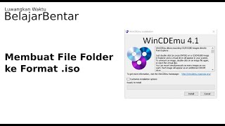 Tutorial Cara Membuat / Convert File Folder ke Format ISO Dengan Aplikasi WinCDEmu. Indonesia screenshot 5