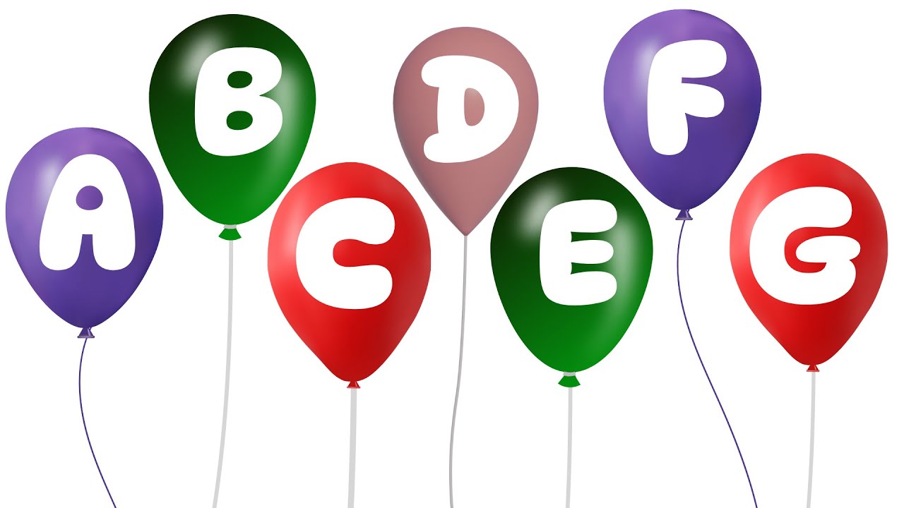 ABC SONG |ABC Song with Balloons | Nursery Rhymes & Kids Songs| Poems ...