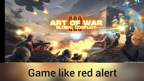 ART OF WAR 3: first campaign mission resistance | how to play| game like RED ALERT 2 for mobiles