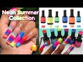 Madam Glam NEON SUMMER COLLECTION 💚💙💗💛❤️ Après Dupe Method | Enailcoutoure Full Cover Nails