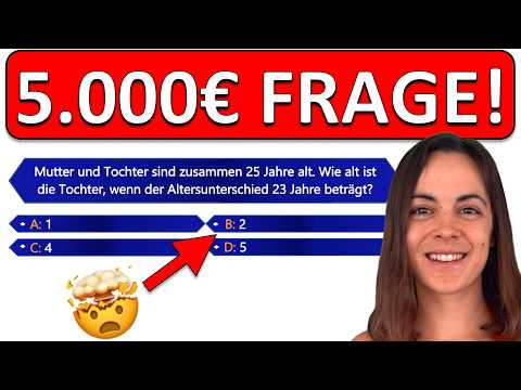 Vorschaubild: 🇮🇹🇮🇹🇮🇹 Kandidatin scheitert an 5.000 Euro-Frage von WER WIRD MILLIONÄR?