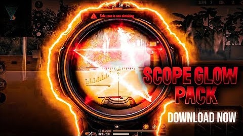 SCOPE SABER PACK FREE FIRE || @Ruok FF SCOPE GLOW Effect DOWNLOAD 🔥🔥