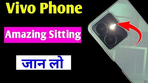 Vivo all mobile amazing setting | Vivo quick action setting | flashlight on off
