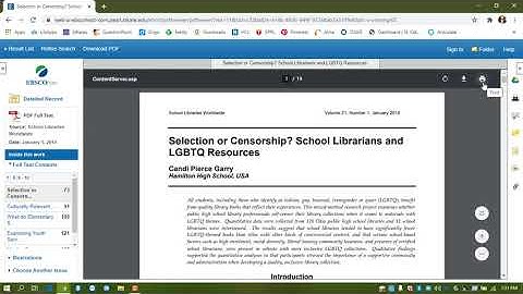 Searching LIS Databases: Basic