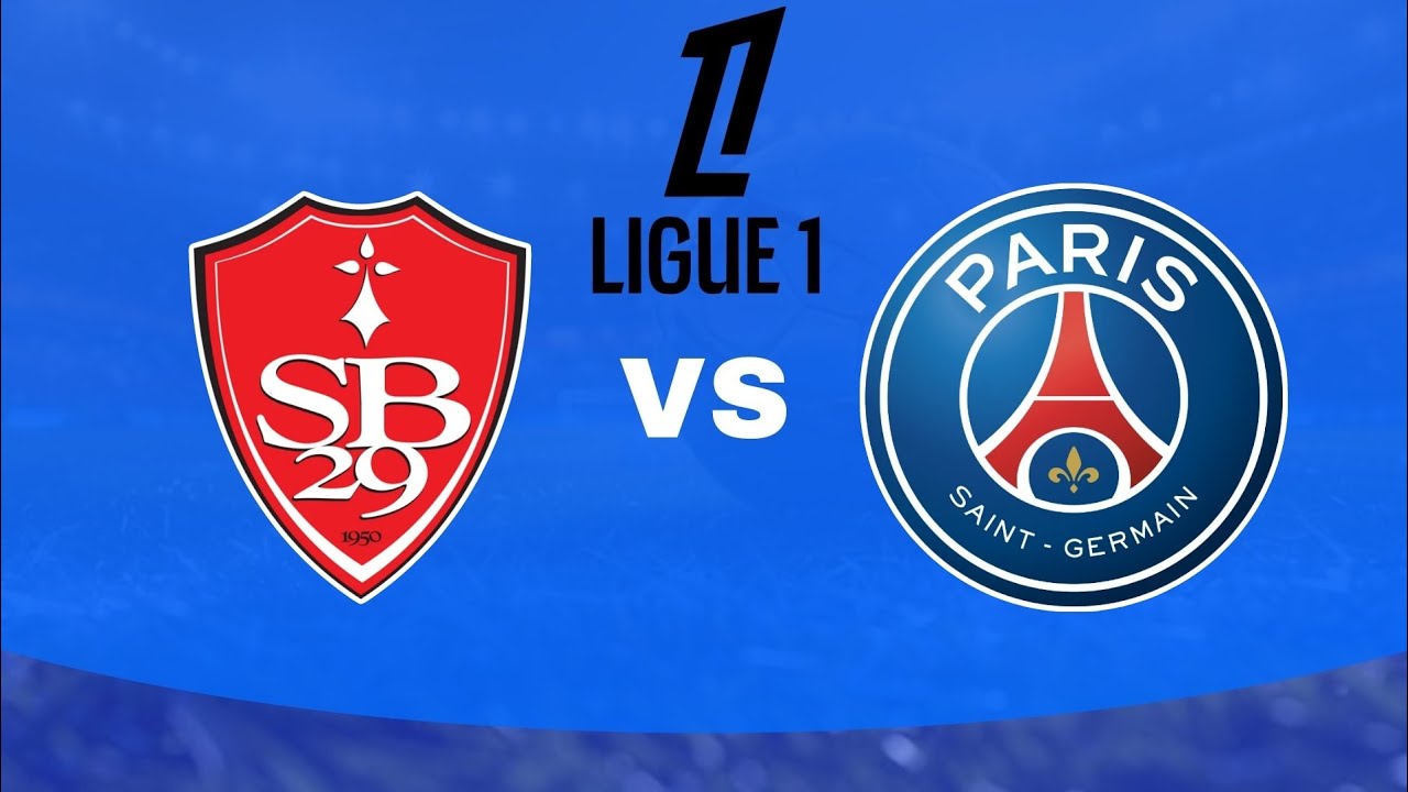 Stade Brestois vs PSG en vivo Ligue 1 - YouTube