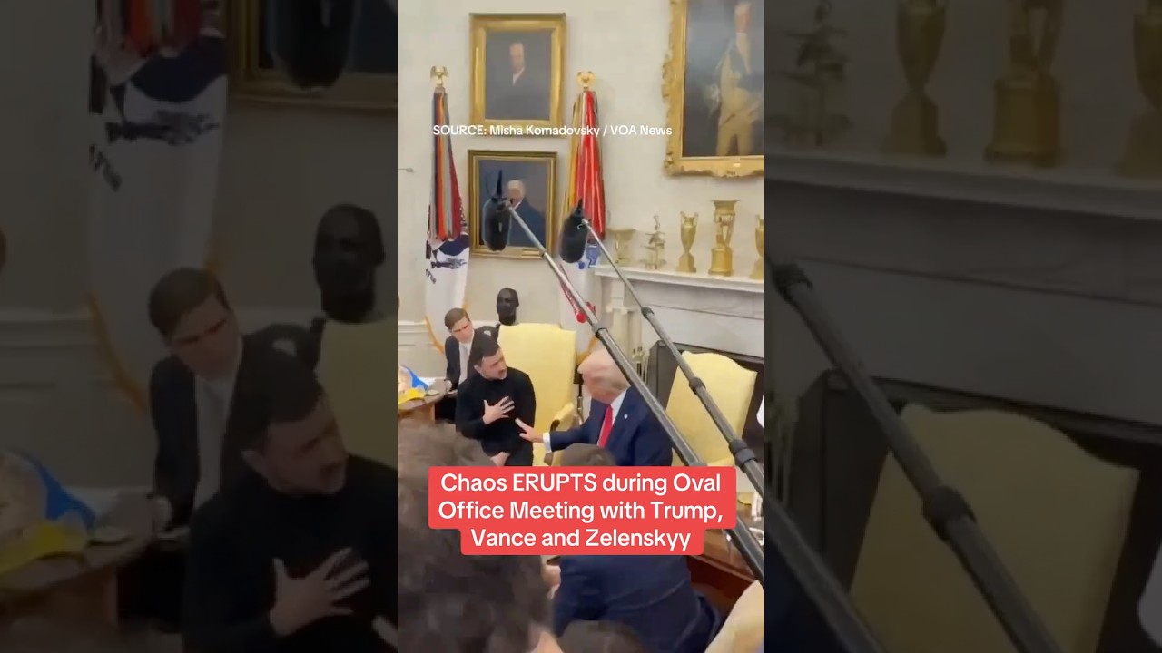 Trump and Vance ERUPT on Zelenskyy in Oval Office Meeting