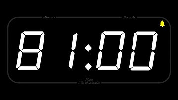 81 MINUTE - TIMER & ALARM - 1080p - COUNTDOWN
