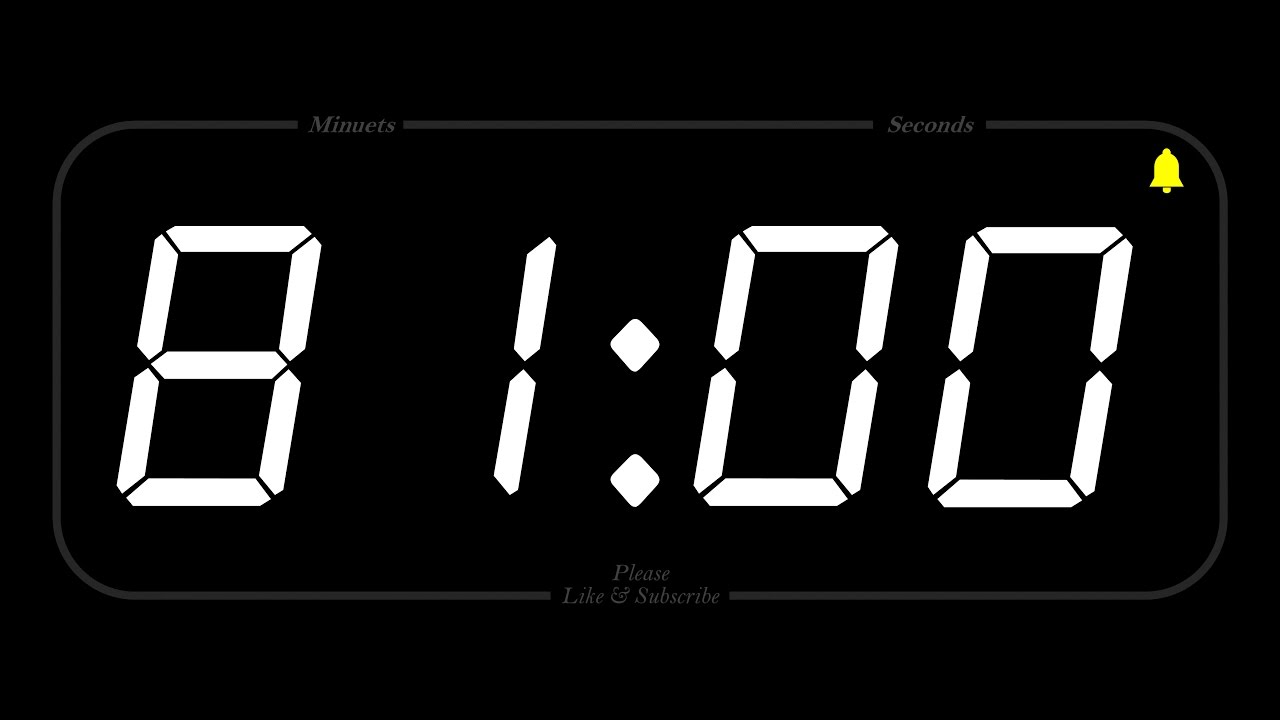 81 Minute - Timer \U0026 Alarm - 1080P - Countdown