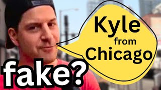 Was Kyle Davidson's street interview real or fake?🤔