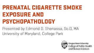 prenatal exposure to cigarette smoke is associated with Frontiers Publishing Partnerships Maternal exposure to smoking and