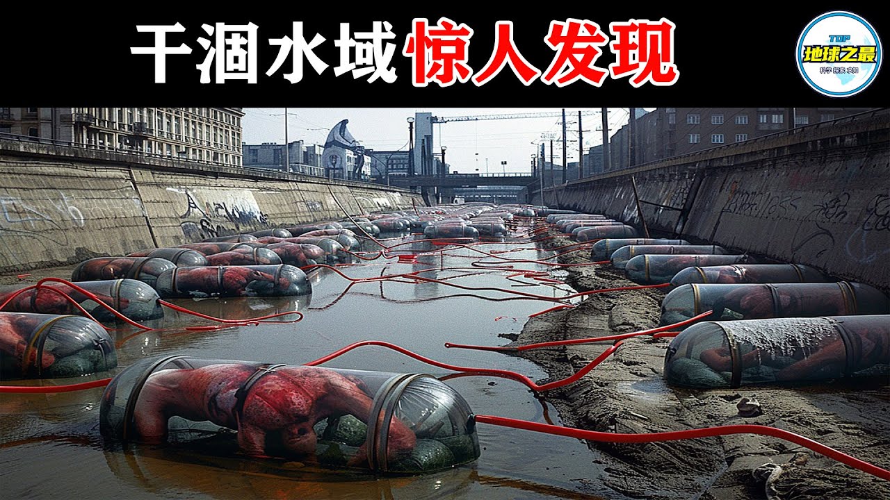 考古队吓疯在河边！水位下降的运河暴露出人们不该发现的东西！15个干涸水域的惊人发现，相机拍下令人不安的恐怖画面！丨地球之最#冷知识 #排名 #世界之最#地球之最top#top10#top15#惊人发现
