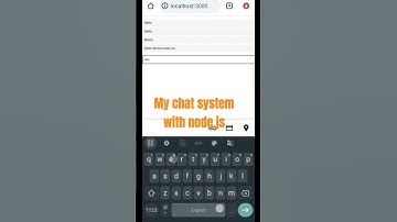 Create chat system with node.js #coding #programming #nodejs