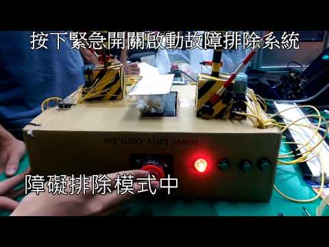 高第一 機械與自動化工程系 機械2B 第一組 PLC期末實習專題 PLC - 自動除障平交道