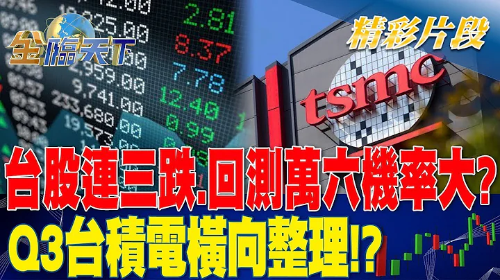 台股连三跌.回测万六机率大？ Q3台积电横向整理！？| 金临天下 20230707 - 天天要闻