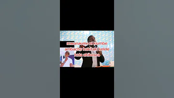 Mwanaume Hapendi Kelele Pastor Daniel Mgogo 