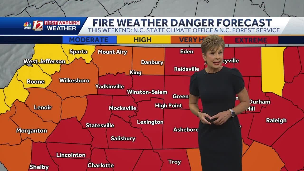 Breezy and cooler Friday, very high fire danger - YouTube
