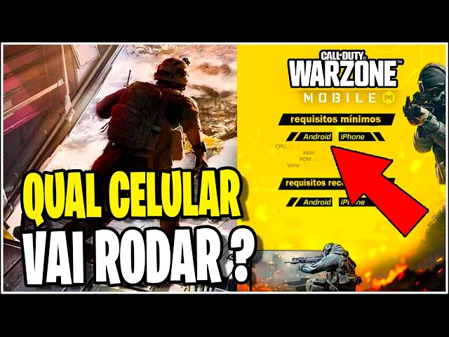 WARZONE MOBILE - REQUISITOS MÍNIMOS - SEU CELULAR VAI RODAR ? 