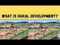 Rural Development Introduction Definitions Basic Elements Of Rural Development 