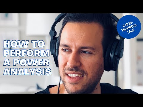 How to perform a power analysis