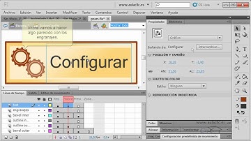 Curso de Flash CS5. 11.2. Incluir un clip en un botón.