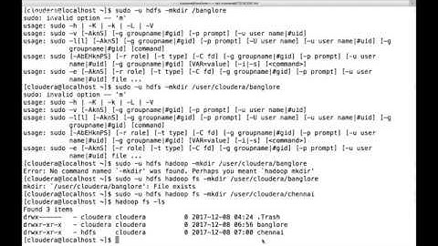 Big Data - Lab 1 - Hadoop Commands