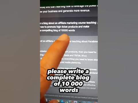 how to use chat gpt for affiliate marketing to make money online #