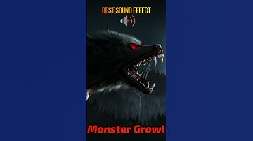 Monster Growl Sound Effect #soundeffect #shorts