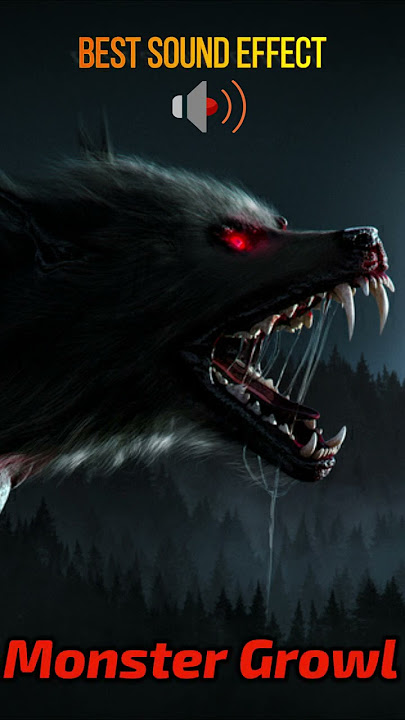 Monster Growl Sound Effect #soundeffect #shorts