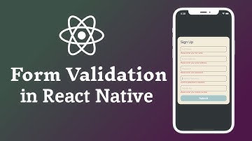 اعتبارسنجی فرم در React Native با Formik