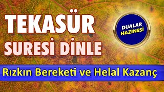 TEKASÜR SURESİ DİNLE - Dualar Hazinesi