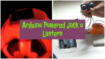 Arduino Powered Jack o Lantern - Happy Halloween