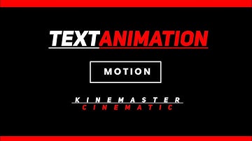 Smooth Text Animation in Kinemaster🔥Kinemaster tutorials❤️