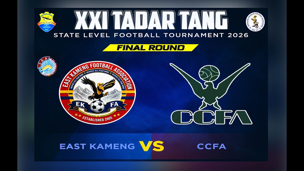 XXI TADAR TANG STATE LEVEL FOOTBALL TOURNAMENT 2026 (MATCH 5)